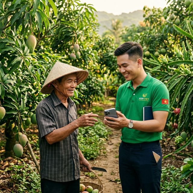 Kỹ sư Greenbio đang tư vấn và kiểm tra bệnh lý cây trồng qua điện thoại